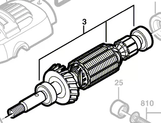 Induit réf. 2 610 941 201 DREMEL